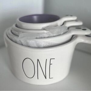 Rae Dunn ghost Halloween measuring cups